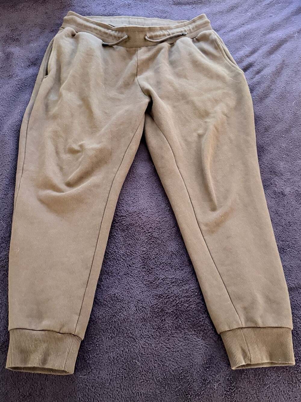Novamen Olive Green Mens Fleece Sweatpants XL